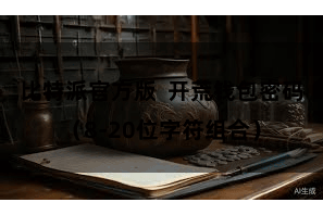 比特派官方版 开荒钱包密码(8-20位字符组合)