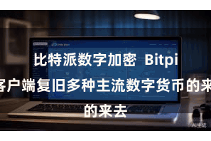 比特派数字加密  Bitpie客户端复旧多种主流数字货币的来去