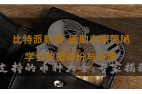 比特派新版  匡助专家简陋学会数据备份与还原
