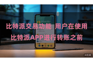 比特派交易功能  用户在使用比特派APP进行转账之前